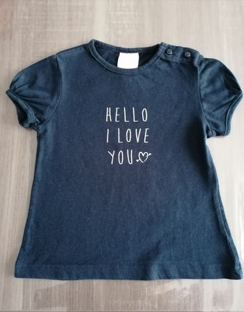 T. Shirt marine 12 mois