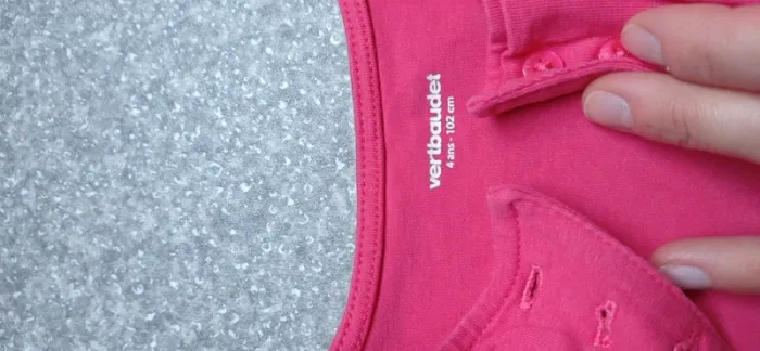 Vertbaudet boléro rose taille 4 ans très bon état - photo numéro 4