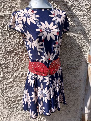  Robe patineuse vintage année 60 