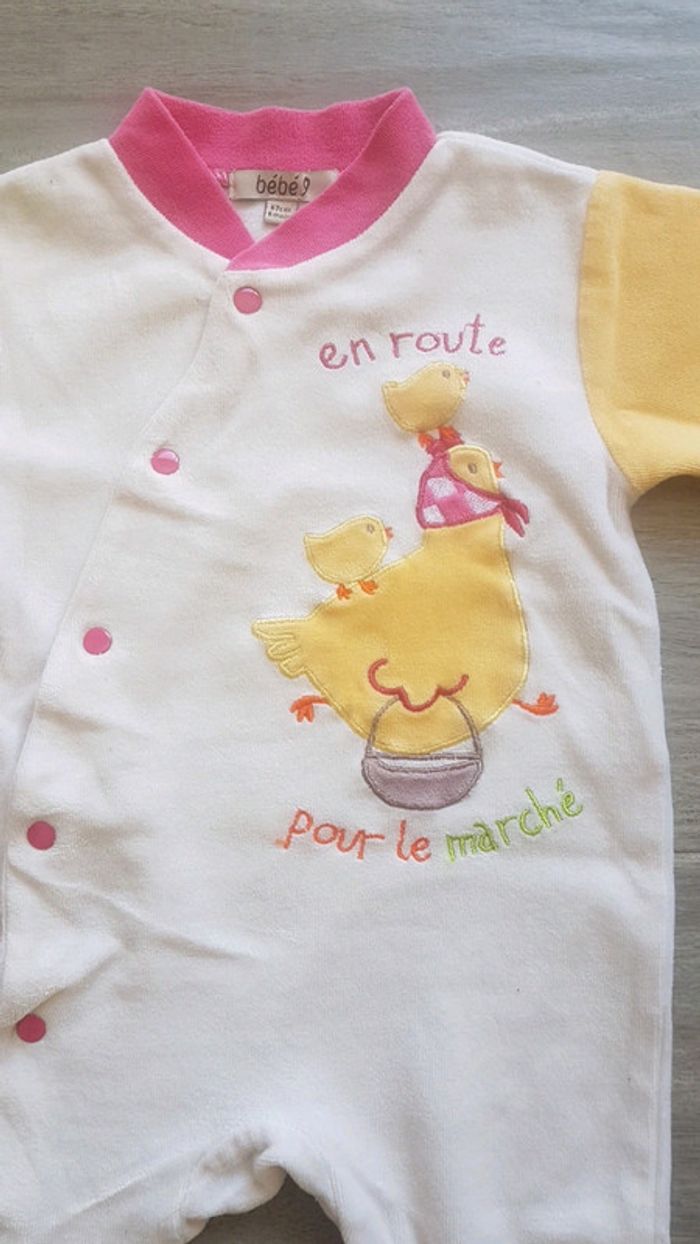 Pyjama Bébé 9 6M 67 cm - photo numéro 2