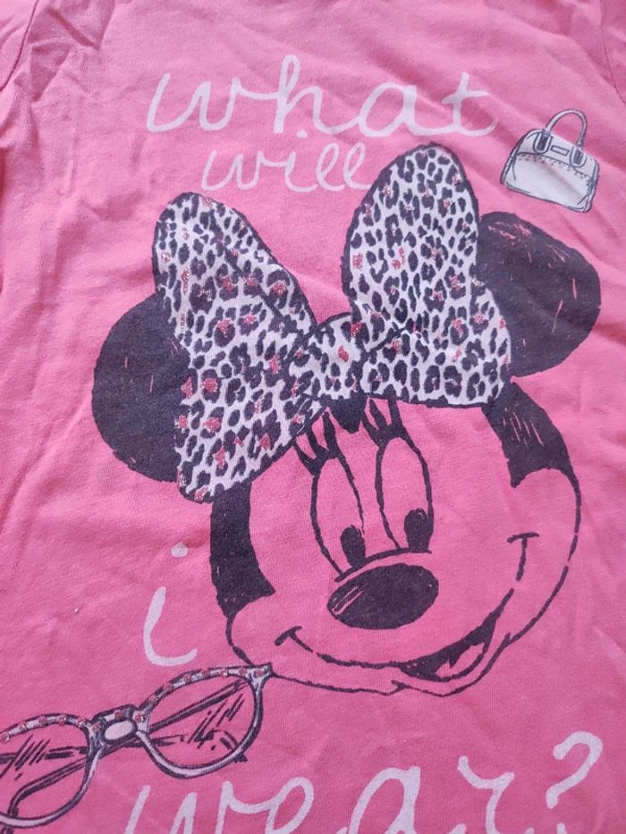 Tee shirt minnie 8 ans - photo numéro 2