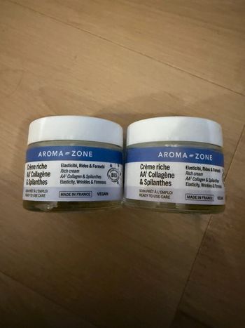 Crème collagène Aroma Zone x2