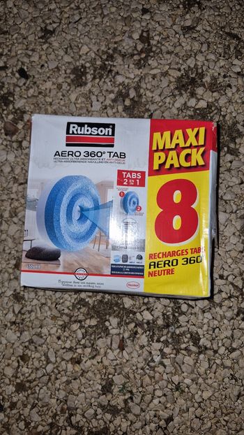 Lot de 8 recharges Rubson Aero 360 Tab