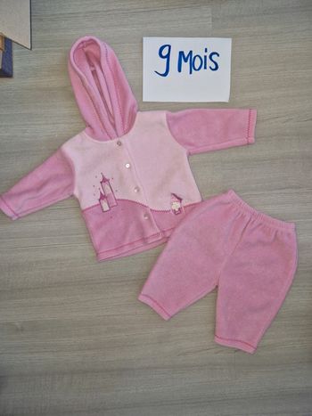 Pyjama 2 pièces fille 9 mois