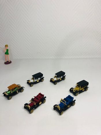 Lot de 6 voitures miniatures ancienne 