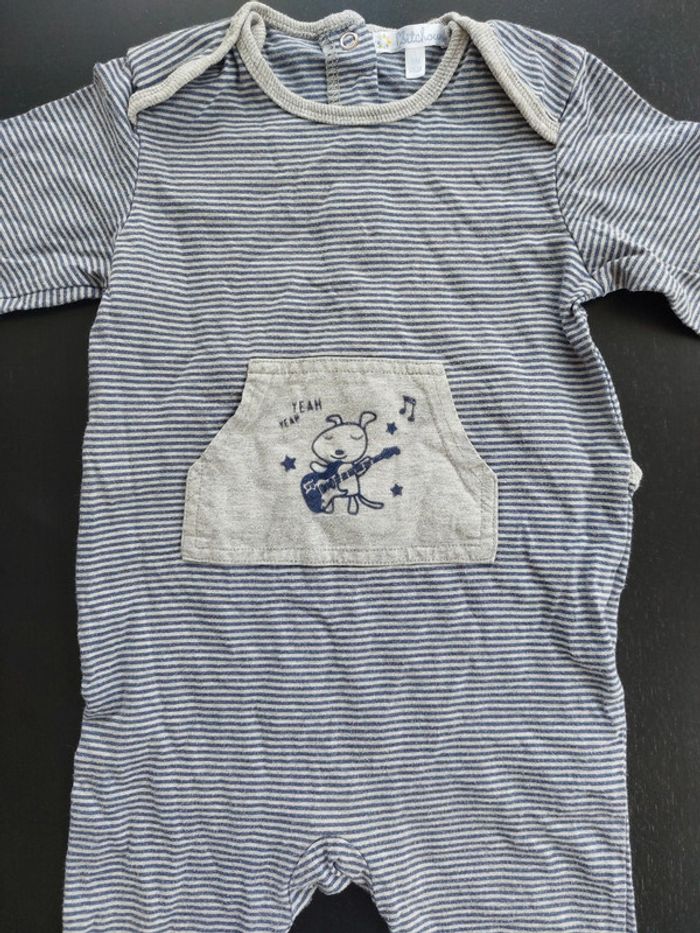 Pyjama 1 pièce sans pied 👦 18 mois 💯% coton-Kitchoun - photo numéro 2