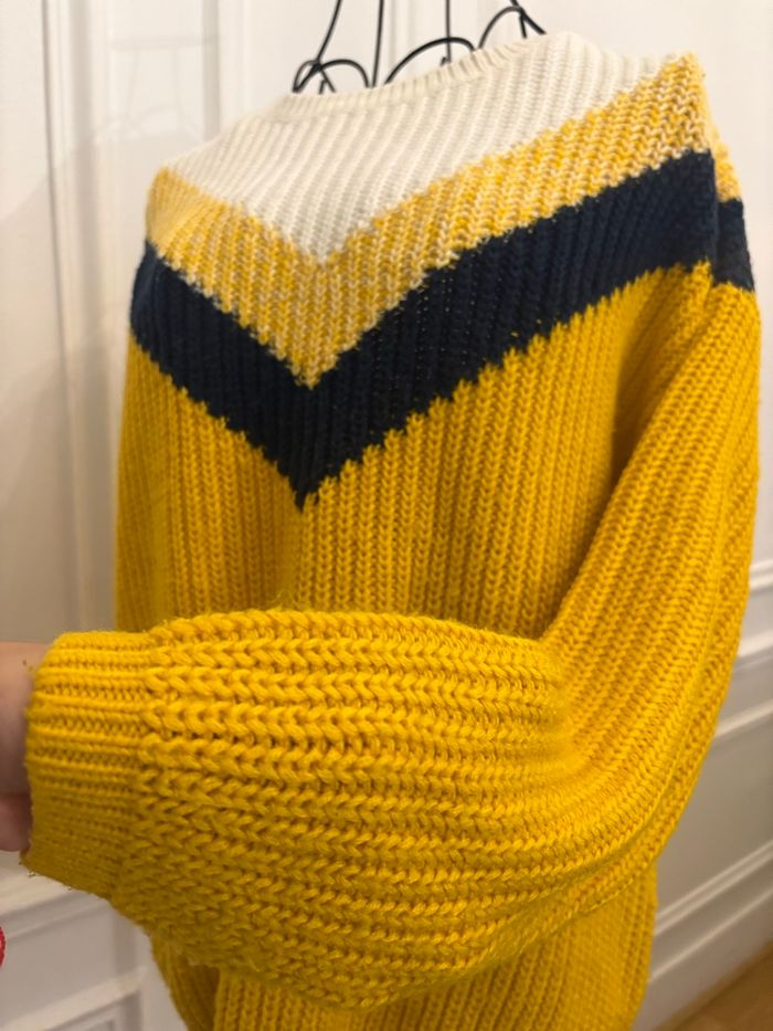 Pull large tricolore - photo numéro 3