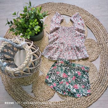 🦋 Ensemble fleurie 3 ans Boutique Locale