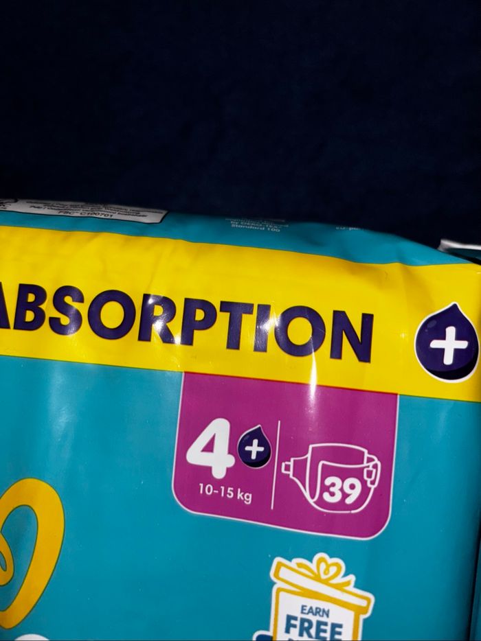 Maxi-Pack De 78 Couches Pampers  Baby-Dry Neuf Dans L’emballage. - photo numéro 2