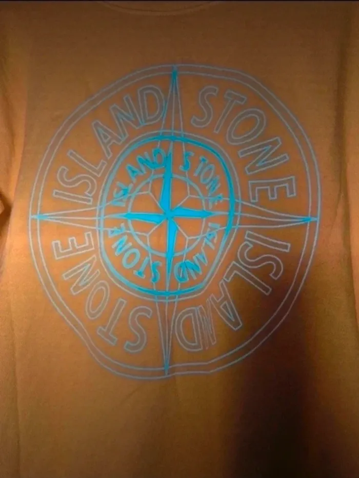 Pull Stone Island Moutarde XL - photo numéro 5