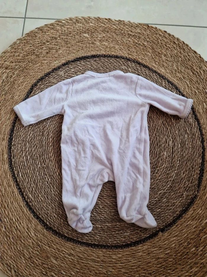 Joli pyjama chaud 1 pièce ouverture pressions devant taille 1 mois - photo numéro 2
