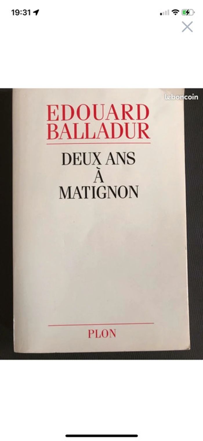 Deux ans à Matignon
