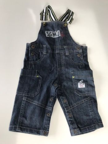 Salopette en jeans bébé Sergent Major 6 mois