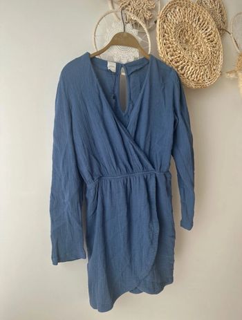 Robe portefeuille bleue Cocco – Taille M (neuve)