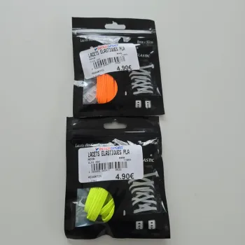 Lot de 2 lacets élastiques sans noeud neufs