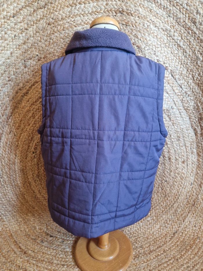 Doudoune sans manche violet fille 5 ans - photo numéro 5