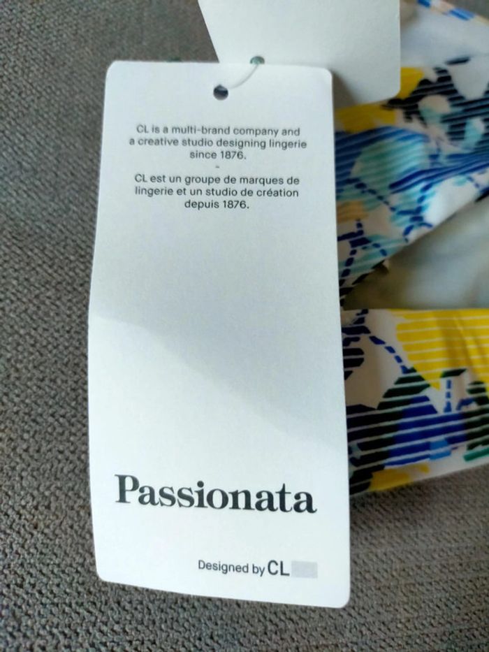 Haut de bikini fleuri – Passionata – Taille M – Neuf avec étiquette - photo numéro 4