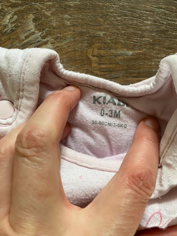 Turbulente gigoteuse rose Hello Kitty 0-3mois - photo numéro 3