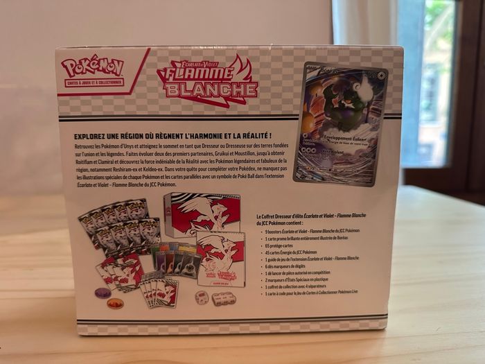 ETB Flamme Blanche EV10.5 FR Neuf Scellé Pokémon - photo numéro 7