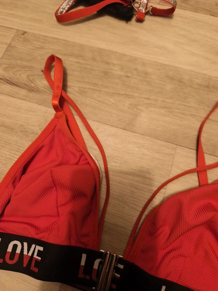 Soutien-gorge style sport neuf ouverture devant taille M marque shein - photo numéro 3