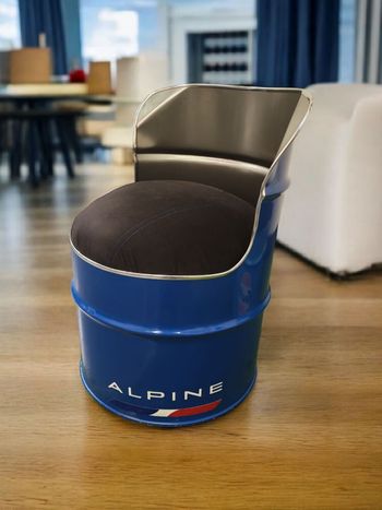 Fauteuil enfant bleu alpine