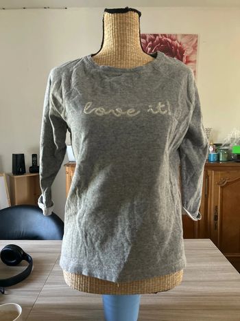 Pull manches 3/4 esprit