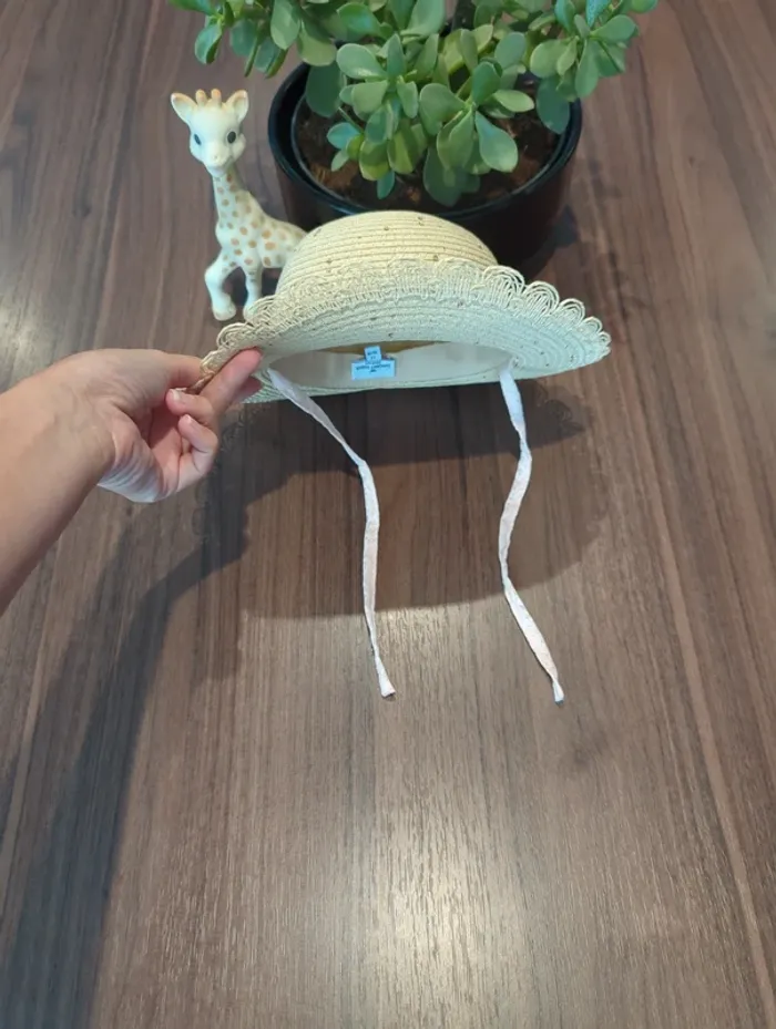Chapeau bébé nœud rose - photo numéro 4