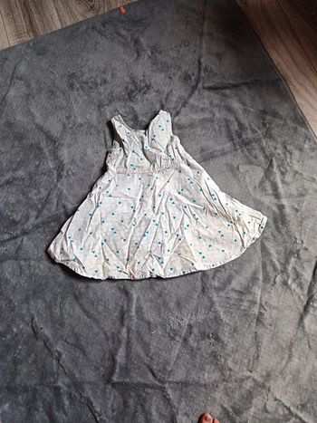 Robe bleu motif