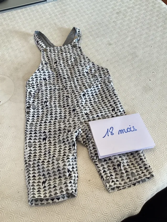 Salopette-short Orchestra - 18 mois