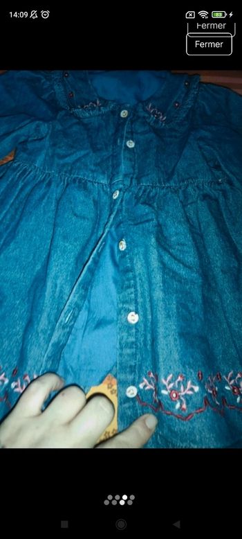 Très belle robe fille sergent major e14