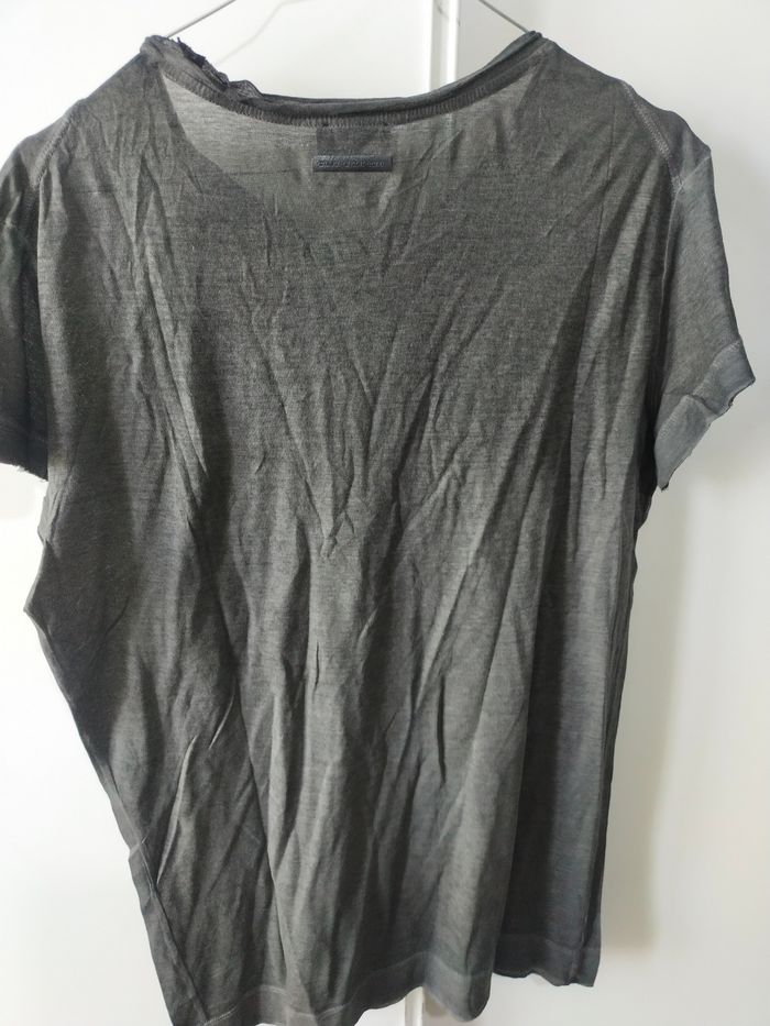 T-shirt gris foncé Diesel taille L soit 40/42 - photo numéro 6