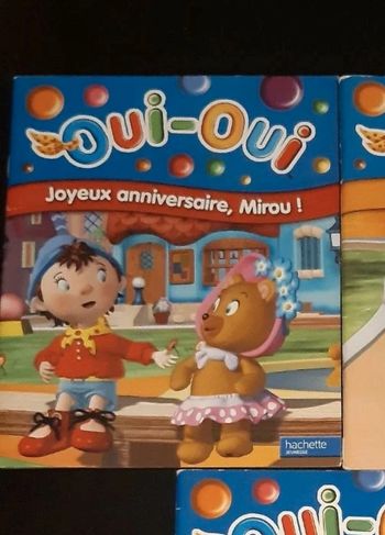 Livre oui oui joyeux anniversaire Mirou