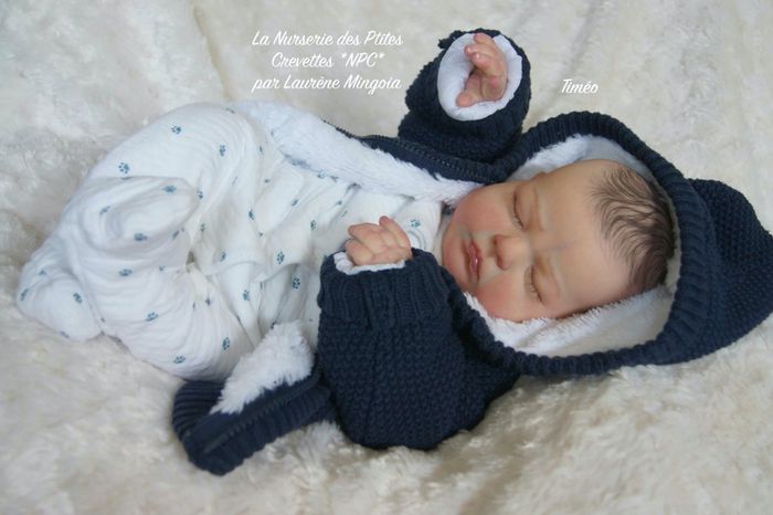 Timéo poupée bébé Reborn authentique 🩵 - photo numéro 2