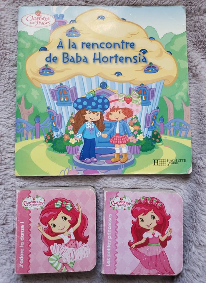 Lot de 3 livres Charlotte aux Fraises