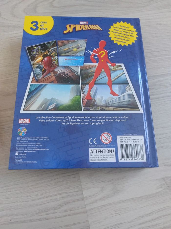 Coffret livre Spiderman avec figurines - photo numéro 2