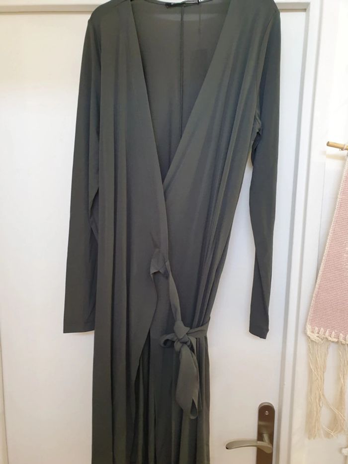 Robe fluide croisée Expresso Taille S - photo numéro 3