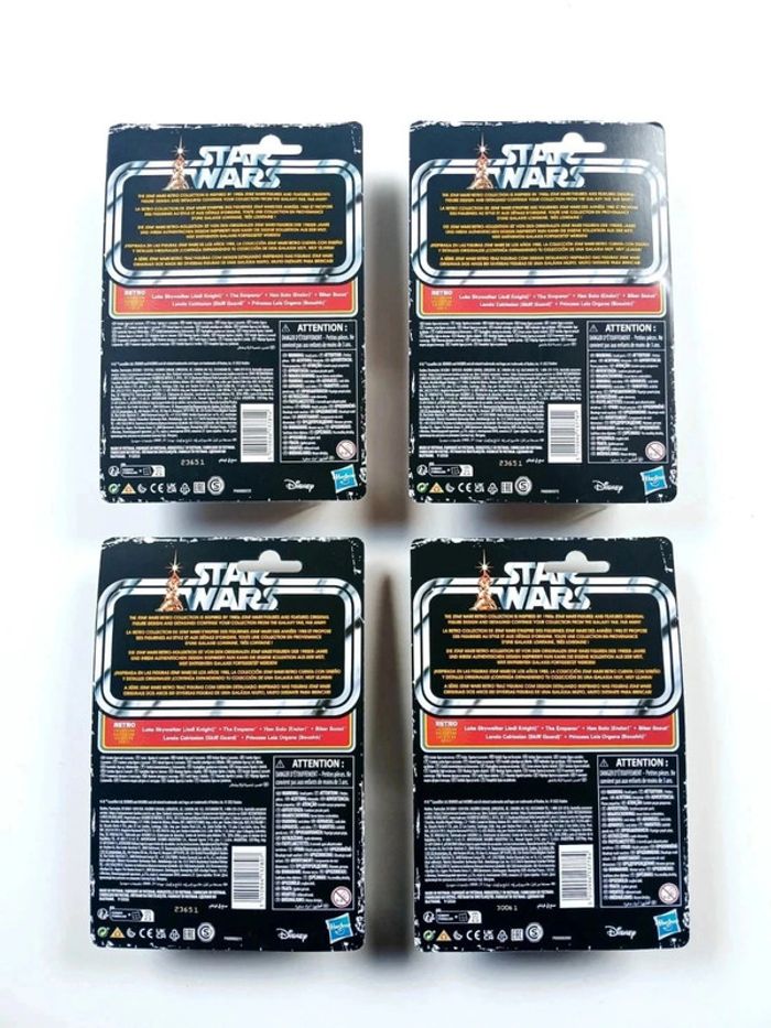 Lot de 4 figurines neuves Star Wars Retro Collection Return of the Jedi - photo numéro 2