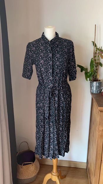 Robe chemise col Claudine