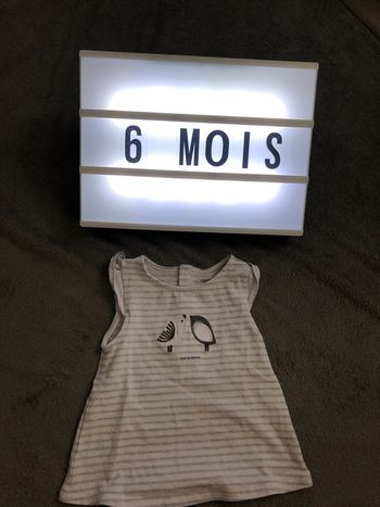 T-shirt manches courtes 6 mois