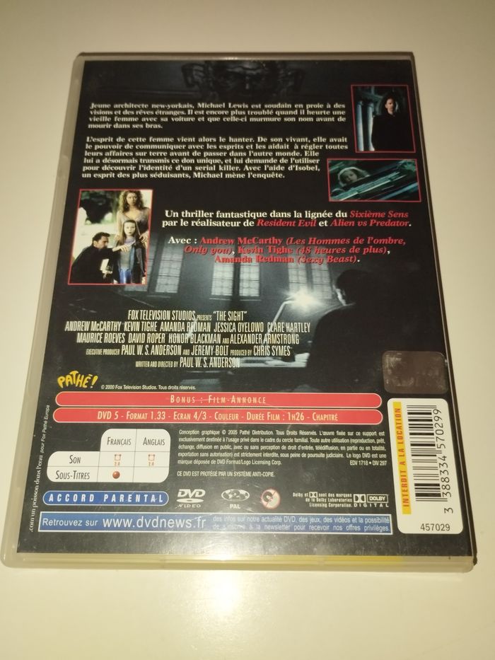 DVD The Sight - photo numéro 2