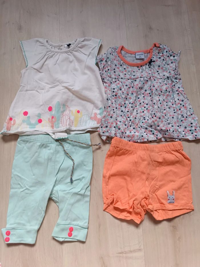 Ensemble fille 6 mois