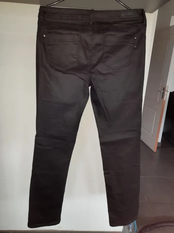 Jean noir regular fit taille 40 bonobo - photo numéro 3