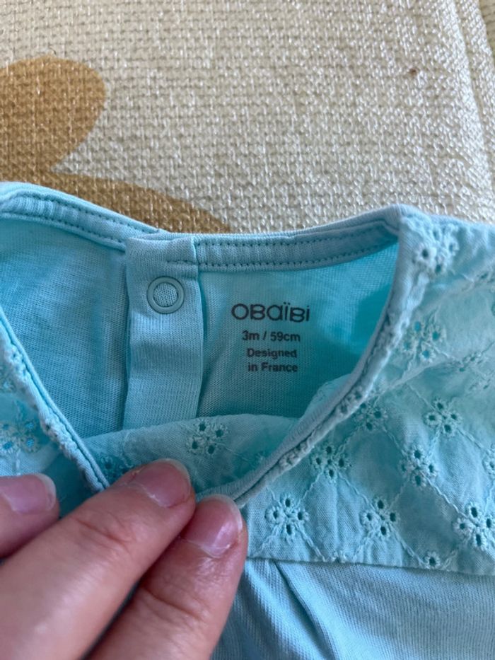 T shirt 3 mois obaibi - photo numéro 2