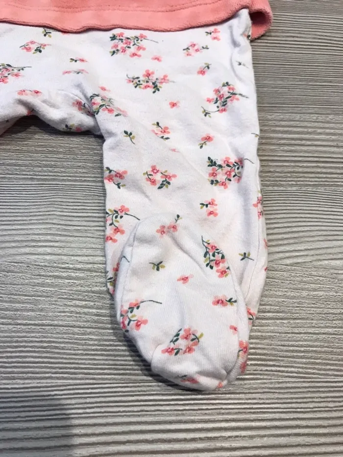Pyjama léger avec haut en velours 3 mois TAO - photo numéro 2