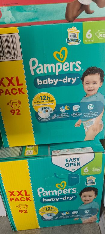 Les couches Pampers 