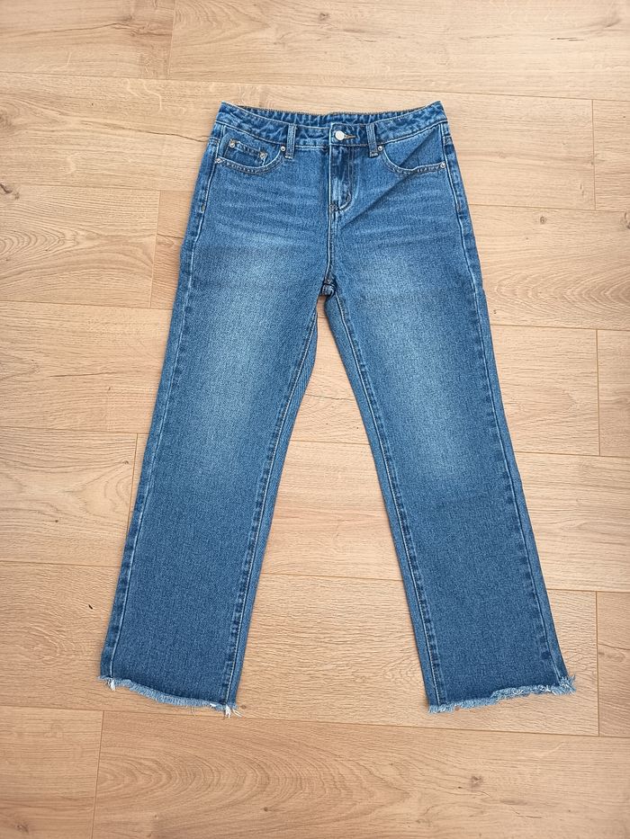 Jean droit bleu stone fille, SHEIN, taille 11-12 ans, NEUF