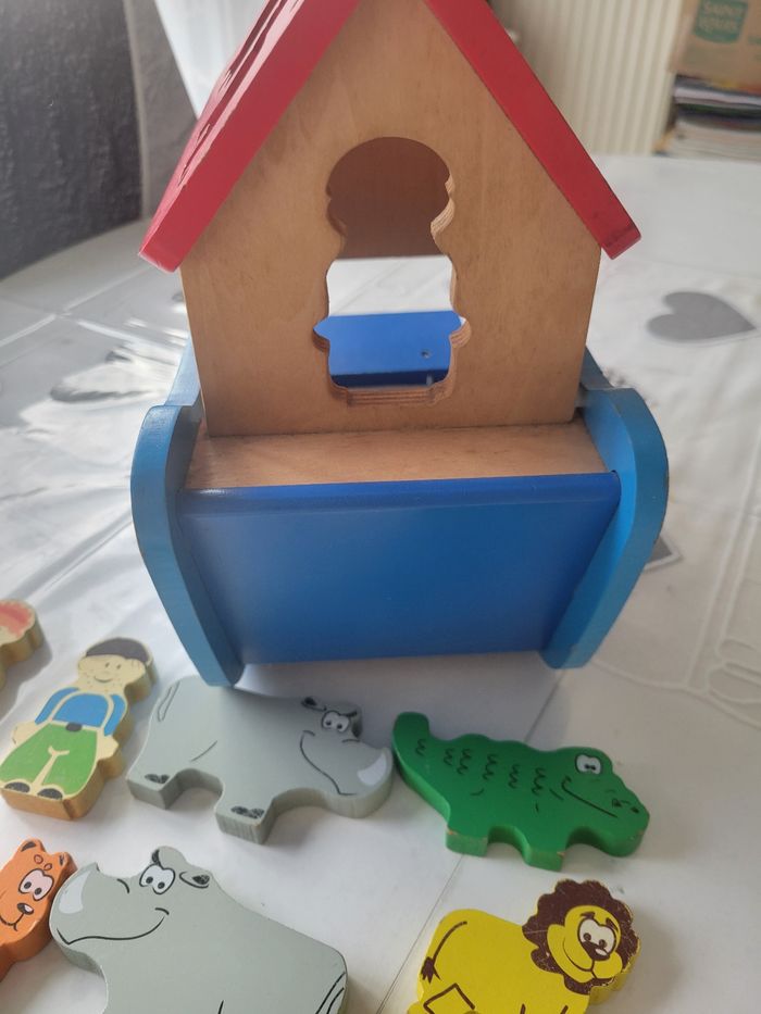 Bateau en bois arche de noe avec animaux playtive - photo numéro 4
