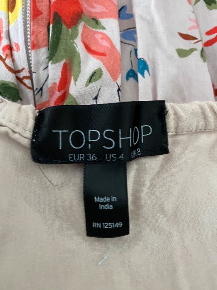 Robe fleurie topshop 36 - photo numéro 2