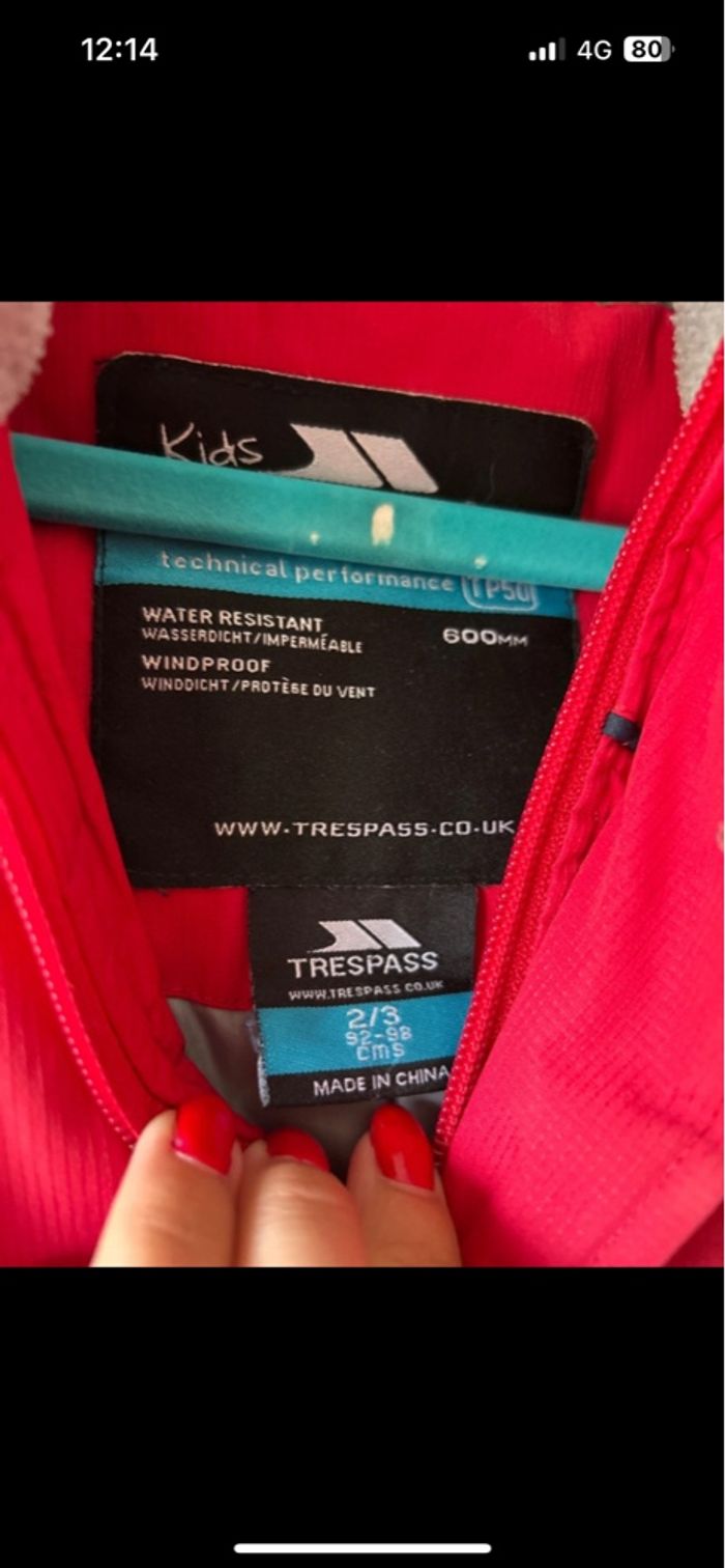 Combinaison de ski 2-3 ans Tresspass - photo numéro 2