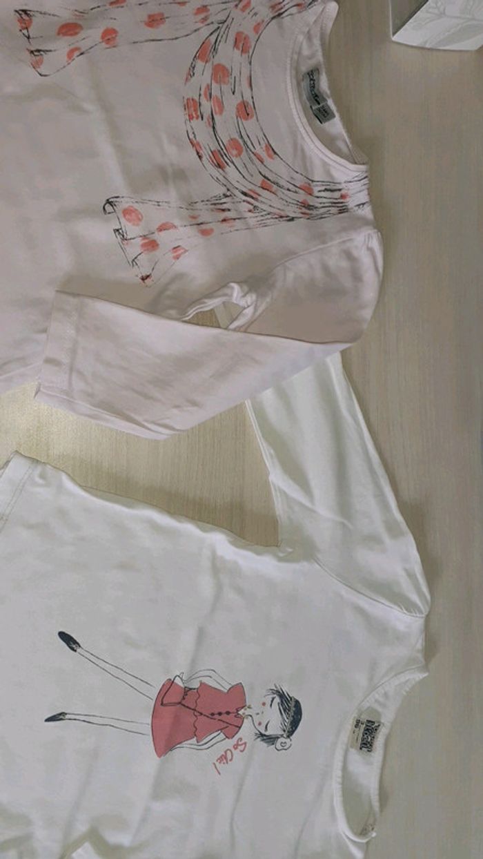 Lot 2tee-shirt Manche longue - photo numéro 7